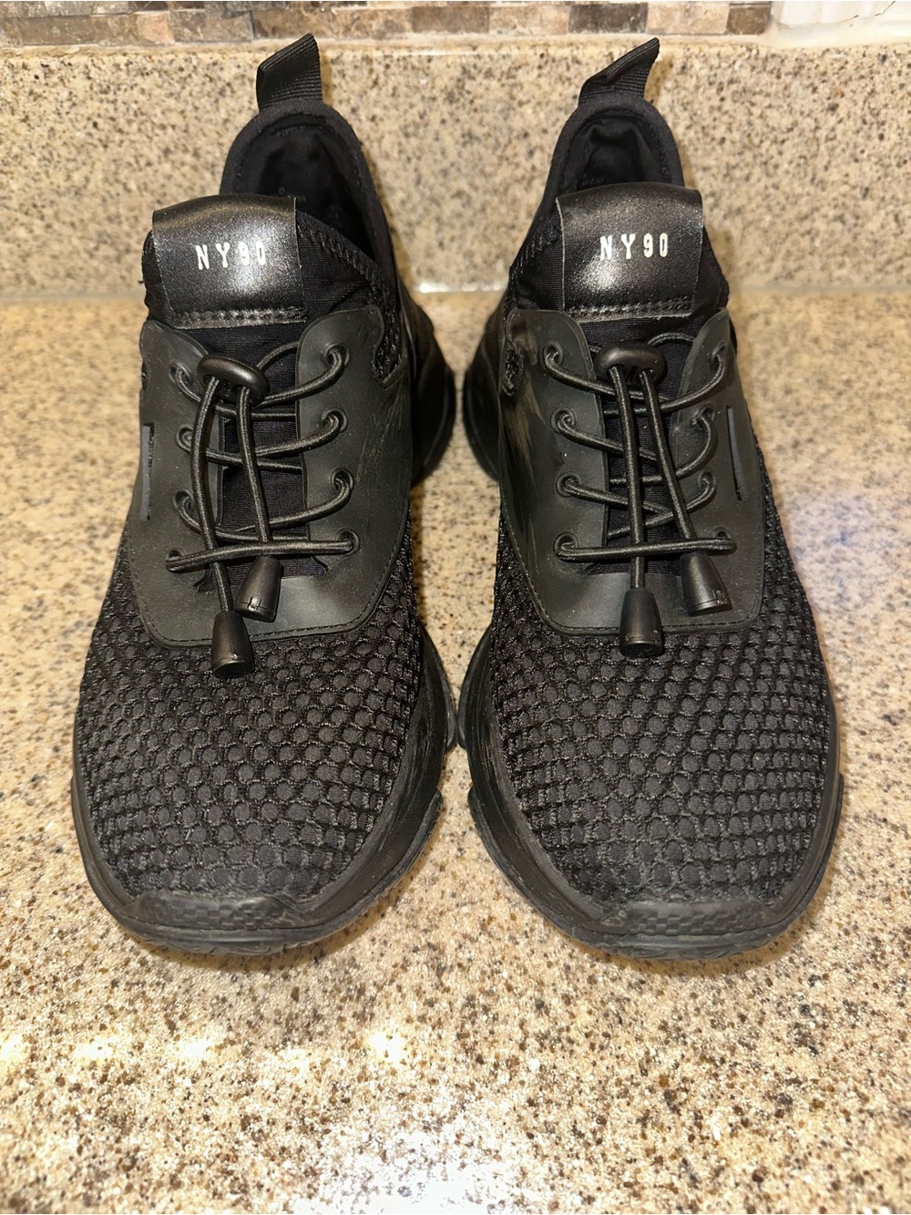 Steve Madden Black Knit Slip-On Sneakers